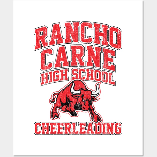 Rancho Carne High School Cheerleading (Variant) Wall Art by huckblade